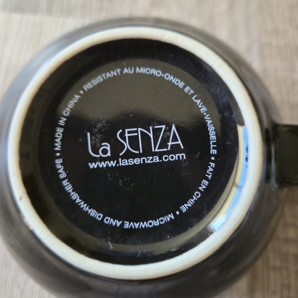 La Senza North Pole Coffee Mug Reindeer Black Gold Festive Holiday Kitchenware - Picture 3 of 7